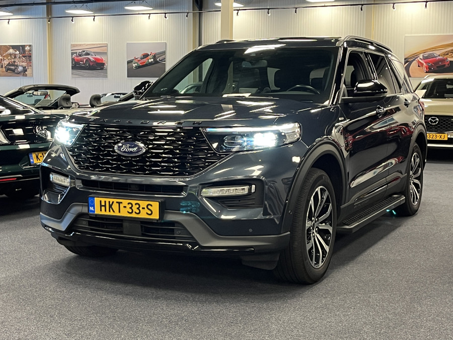 Ford Explorer 3.0 V6 EcoBoost PHEV ST-Line 457PK AWD | 7-Persoons | Trekhaak | Panodak | Sidebars