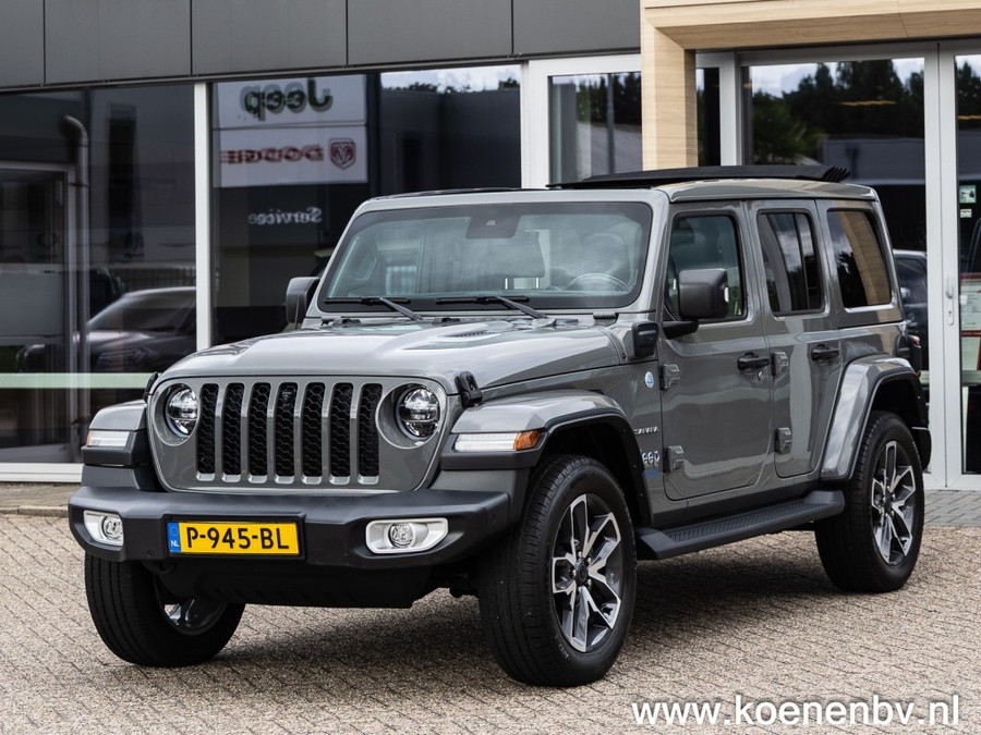 Jeep Wrangler 4XE 4x4 Autom. SAHARA MY SKY TOP / LEER / 20 All SEASON