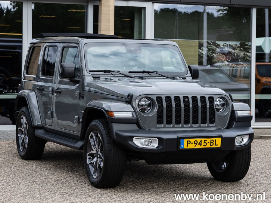 Jeep Wrangler 4XE 4x4 Autom. SAHARA MY SKY TOP / LEER / 20 All SEASON