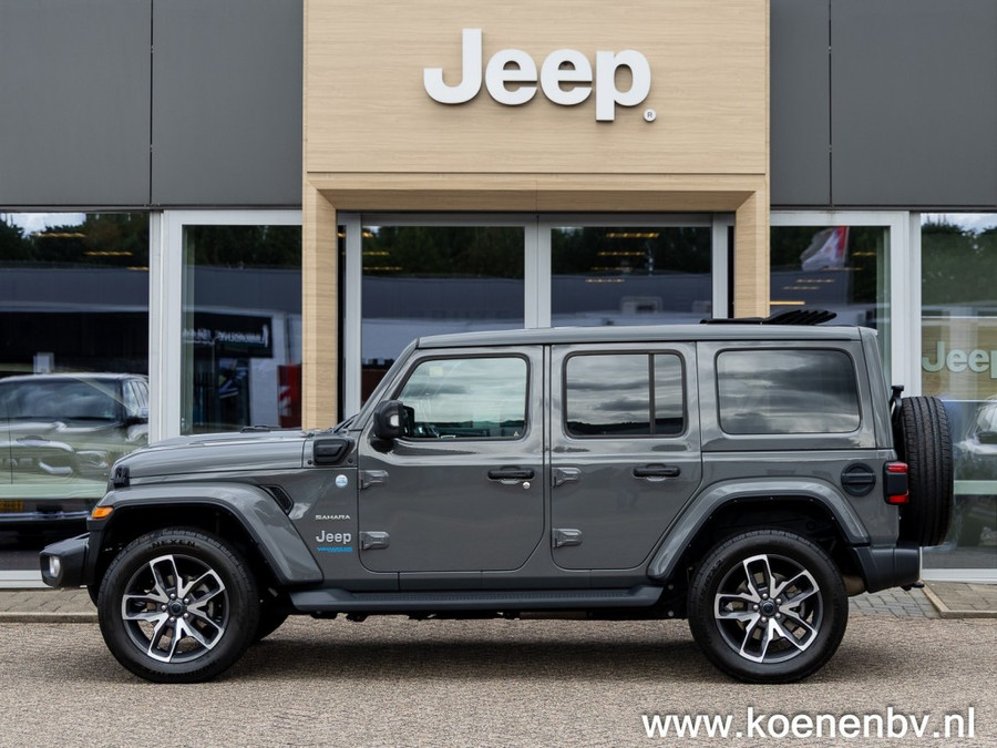 Jeep Wrangler 4XE 4x4 Autom. SAHARA MY SKY TOP / LEER / 20 All SEASON