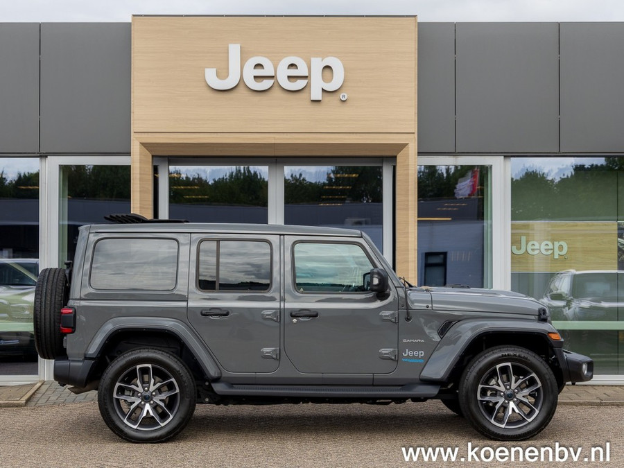 Jeep Wrangler 4XE 4x4 Autom. SAHARA MY SKY TOP / LEER / 20 All SEASON