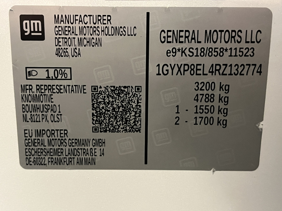 Cadillac Lyriq Sport 600 E4 AWD Extended Range (530km)