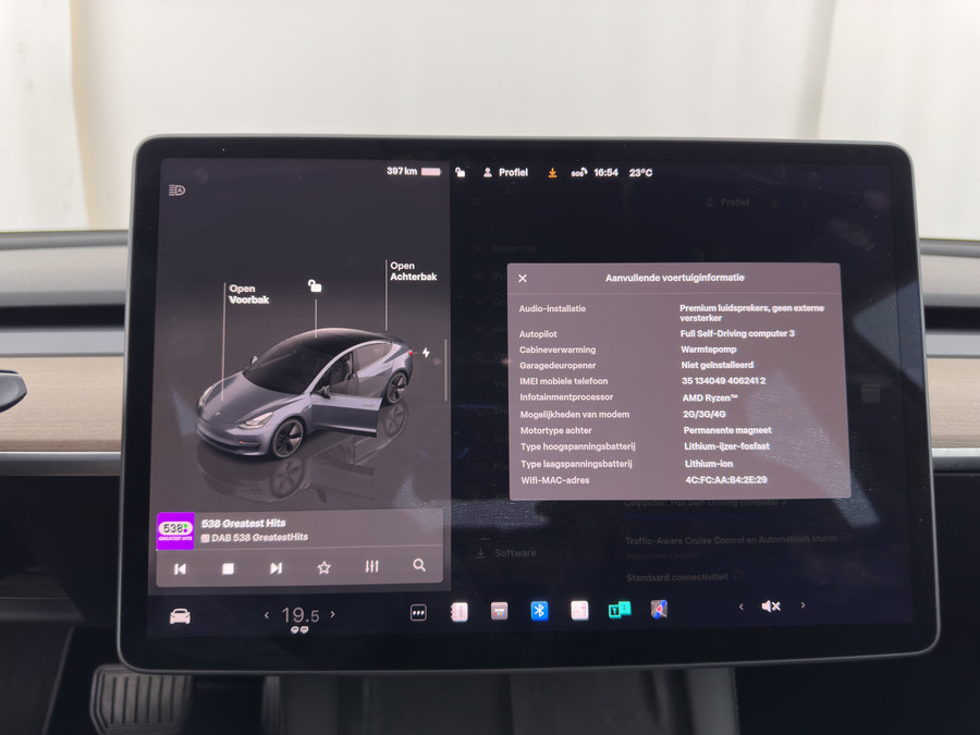 Tesla Model 3 Standard RWD Plus 60 kWh [3-Fase-11kW]