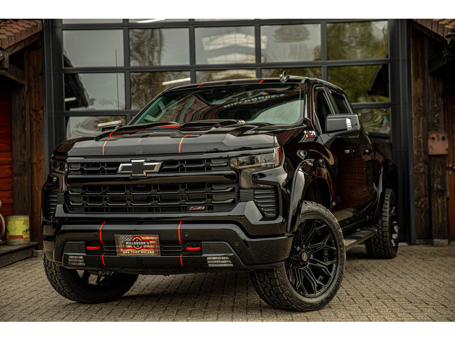 Chevrolet Silverado Z71 Trailboss widebody LPG, Bedcover in kleur, 360 graden camera