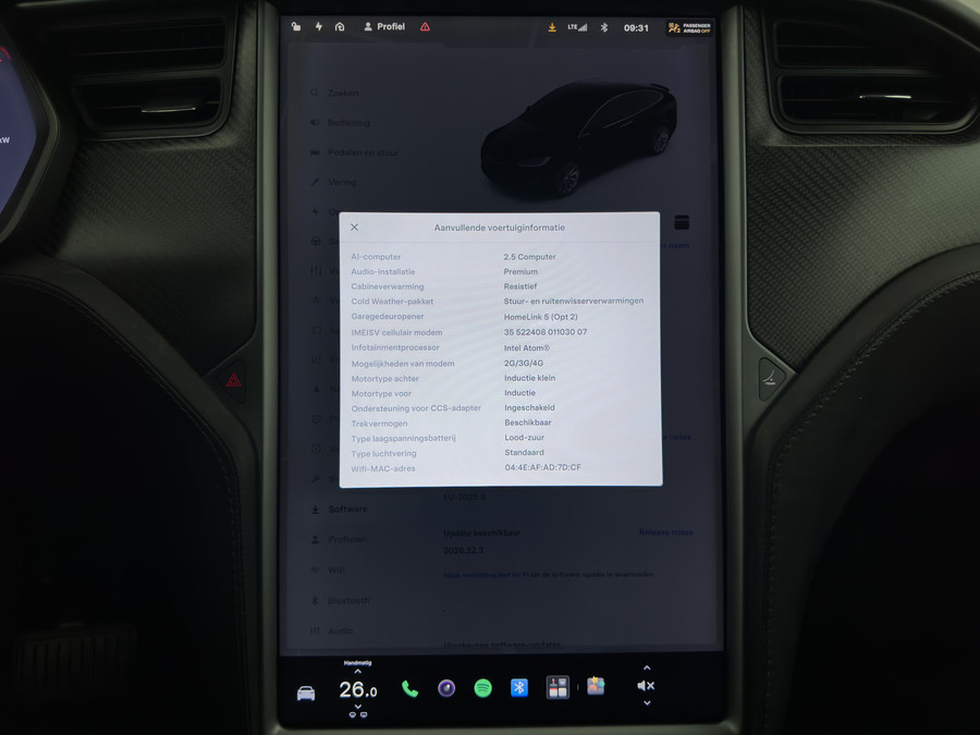 Tesla Model X 75D Base ( 7-Pers. ) [3-Fase-17kW] {SoH-84%}