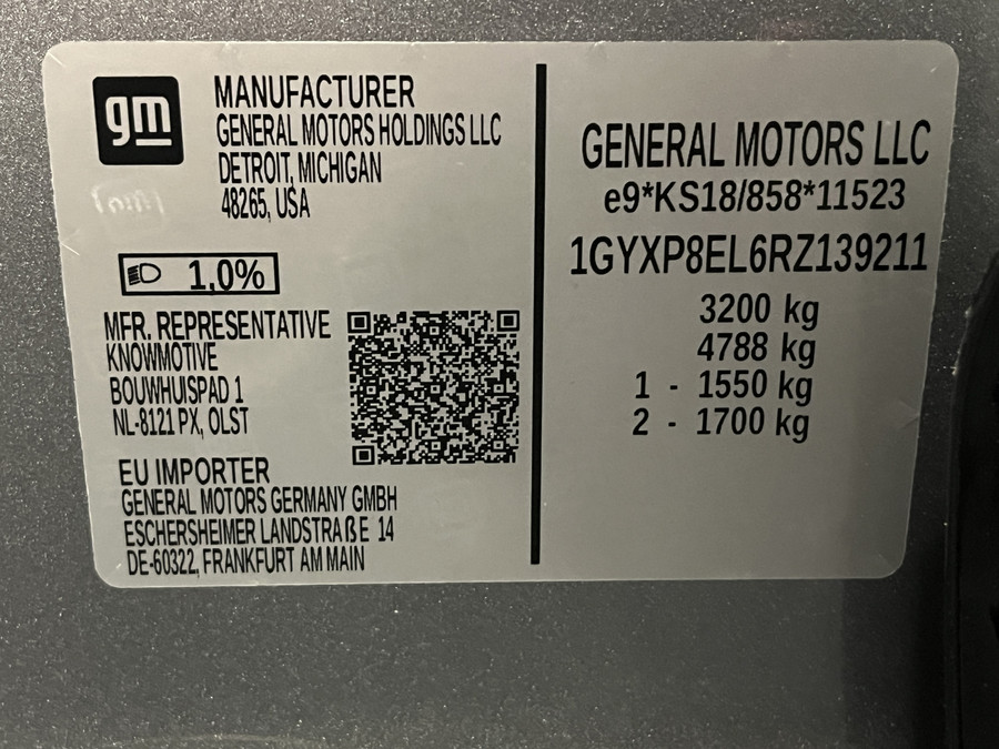 Cadillac Lyriq Sport 600 E4 AWD Extended Range (530km)