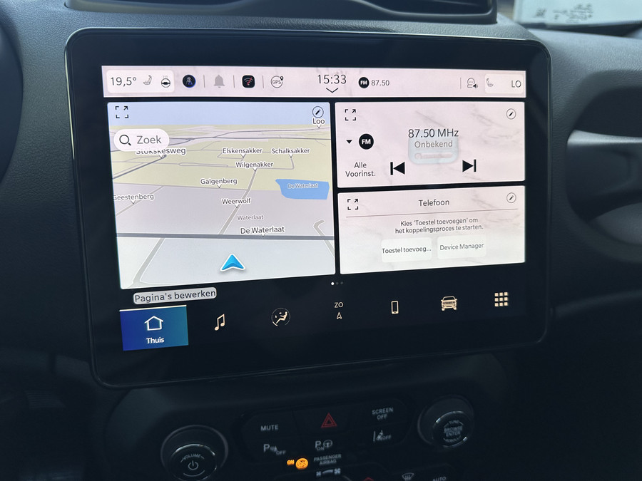 Jeep Renegade 4xe 240 Plug-in Hybrid The North Star (Schuif/kantel Dak - Navigarie - Apple Carplay - Camera - Stoe